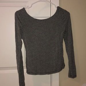 long sleeve striped shirt